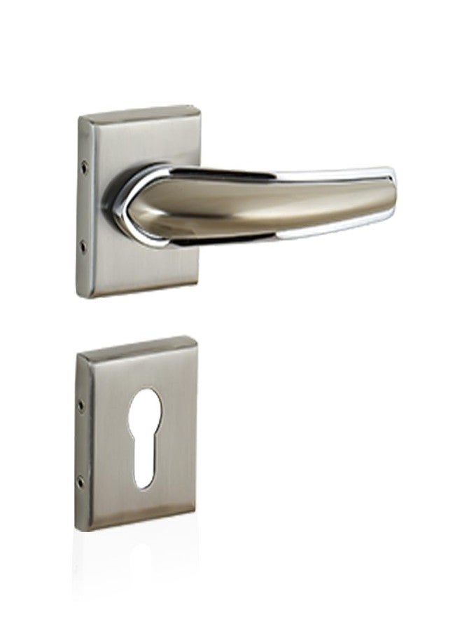 لينك قفل نقر Link Infynia | للأبواب الرئيسية وأبواب الحمامات في المنزل/المكتب/الفندق | طقم مقابض شديد التحمل مع إمكانية الوصول بمفتاح من جانب واحد، 3 مفاتيح | تشطيب من الفولاذ المقاوم للصدأ | ضمان لمدة سنتين - Image 4